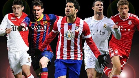 UEFA công bố đề cử Cầu thủ xuất sắc nhất châu Âu