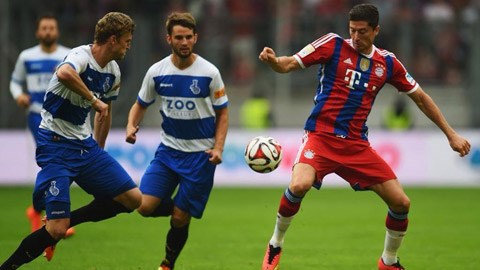 Giao hữu đêm qua: Lewandowski ghi bàn ra mắt Bayern
