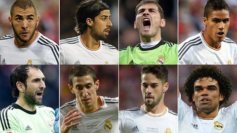 Những ngôi sao có thể chia tay Real Madrid trong Hè này
