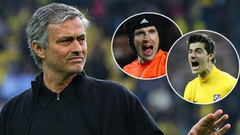 Mourinho khẳng định Cech và Courtois, sẽ có 1 người buồn