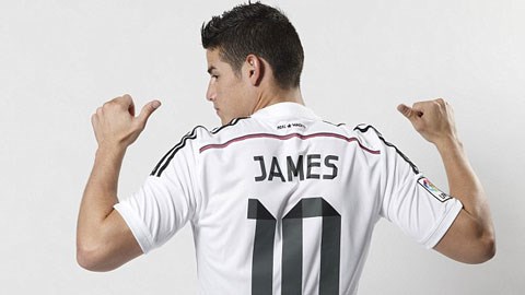 Chỉ trong 48h bán áo, Real kiếm được 1/3 số tiền mua James Rodriguez