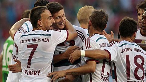 Lewandowski lập tuyệt phẩm, Bayern vào CK Telekom Cup
