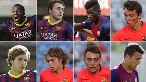 Điểm danh 8 gương mặt trẻ sắp được Barca giới thiệu