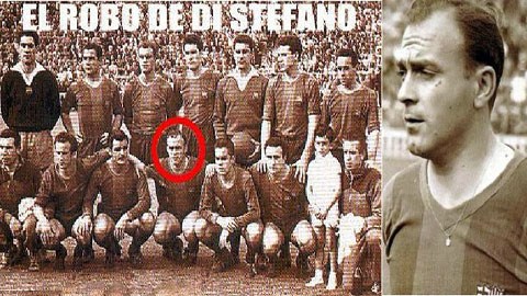 Di Stefano chưa từng đá cho Barca trận nào