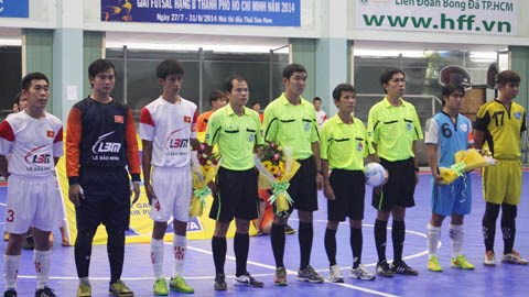Khai mạc giải bóng đá Futsal hạng B TP.HCM năm 2014