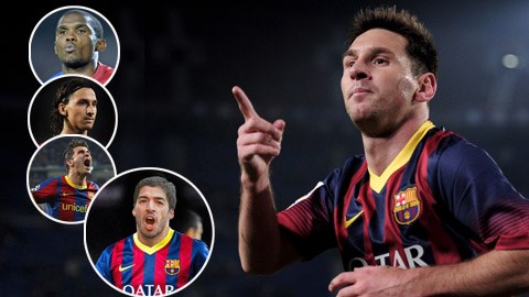 Thử thách của Suarez chính là... Messi