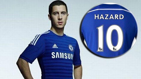Chelsea công bố số áo: Hazard nhận số 10, Courtois không có tên