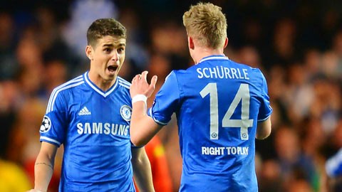 Oscar và Schuerrle khó ra sân ở trận mở màn của Chelsea