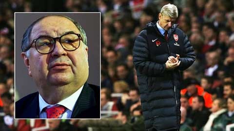 Cổ đông Usmanow tuyên chiến thay Arsenal: Tự tin hay lạc quan tếu?