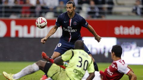 Reims 2-2 PSG: Ibrahimovic "giải cứu" nhà Vua