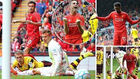 Vùi dập Dortmund, Liverpool chạy đà hoàn hảo cho Premier League