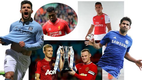 5 chân sút được kỳ vọng nhất tại  Premier League 2014/15