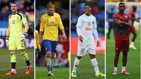 Valdes, Eto'o, Ronaldinho và những sao nổi danh đang thất nghiệp