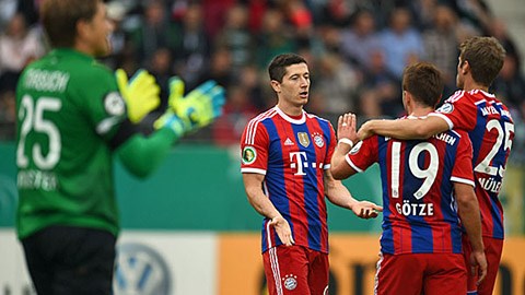 Vòng 1 cúp Quốc gia Đức: Bayern xả buồn, Hoffenheim thắng lớn