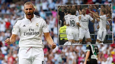 Benzema ghi bàn trở lại sau 4 tháng “tịt ngòi”