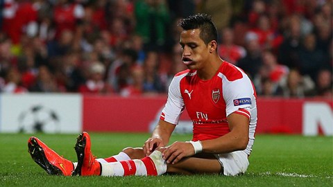 Góc chiến thuật: Sanchez không phù hợp với vị trí trung phong tại Arsenal