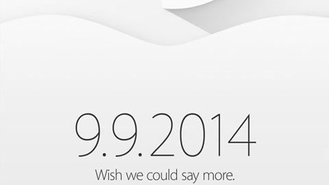 Apple gửi thư mời báo chí về sự kiện ngày 9/9