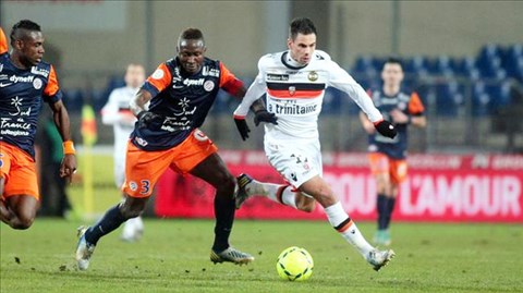 01h00 ngày 14/9: Montpellier vs Lorient