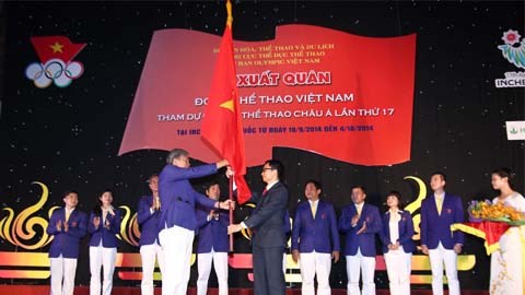 Đoàn Thể thao Việt Nam xuất quân dự Asiad 17