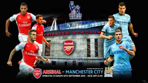 18h45 ngày 13/9, Arsenal vs Man City: Kéo sập Emirates