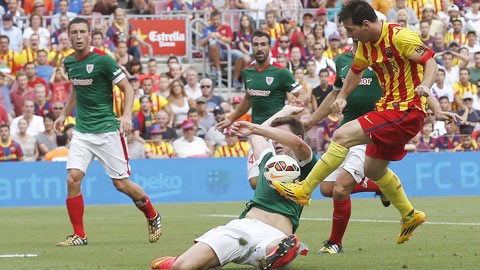 Barca 2-0 Bilbao: Messi + Neymar = 3 điểm
