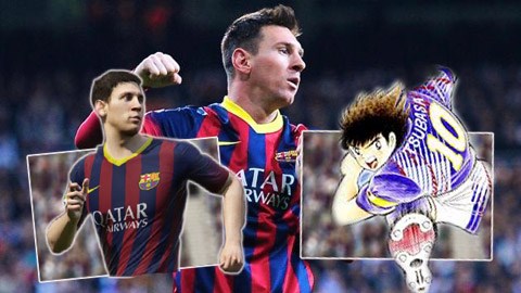 Enrique ví von Messi với "Đội trưởng Tsubasa"