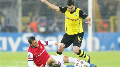 Dortmund gặp Arsenal: Bữa tiệc bóng đá tấn công