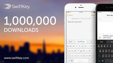SwiftKey cho iOS 8 cán mốc 100 triệu lượt tải về