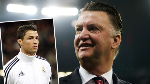 HLV Van Gaal không dám mơ viễn cảnh Ronaldo trở lại M.U