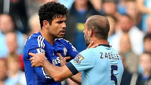Costa cũng đáng phải nhận thẻ đỏ như Zabaleta?