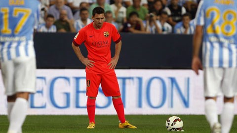 Messi bị bắt "chết", Barca đứt mạch thắng!