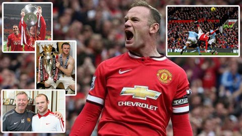 10 năm thăng trầm của Rooney ở Old Trafford