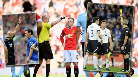 Rooney và 10 cầu thủ nhận nhiều thẻ nhất lịch sử Premier League