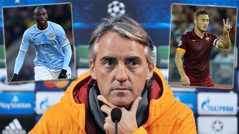 Mancini hiến kế hạ Man City cho AS Roma