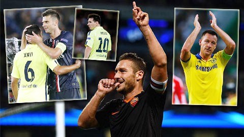 Điểm tin trưa 1/10: Xavi, Messi, Totti và Terry thi nhau ghi dấu ấn tại Champions League
