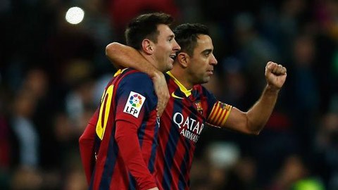 Xavi và Messi xô đổ kỷ lục của Raul Gonzalez