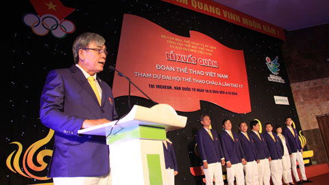 Trưởng đoàn TTVN dự Asiad 2014 Lâm Quang Thành: “Chúng ta đã tiệm cận  trình độ hàng đầu châu lục”