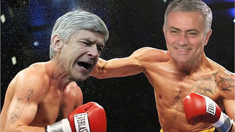 Ảnh chế: Wenger và Mourinho hóa thành võ sĩ