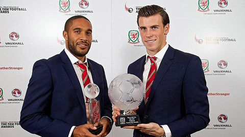 Bale lần thứ 4 nhận danh hiệu cầu thủ xứ Wales xuất sắc nhất năm