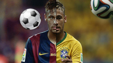 Neymar: Ghi bàn ở Barcelona, chuyền bóng ở Brazil