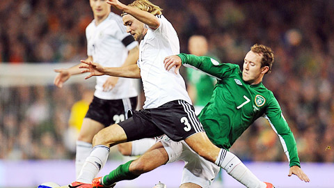 Chớp cơ hội tốt, Ireland sẽ có điểm trước Đức
