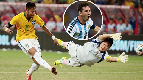 Neymar & Messi thăng hoa, Brazil & Argentina cùng đại thắng