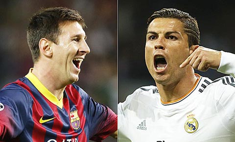 Bằng chứng Messi và Ronaldo xuất sắc... ngang nhau