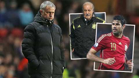 Mourinho nổi cáu vì Costa bị vắt kiệt sức
