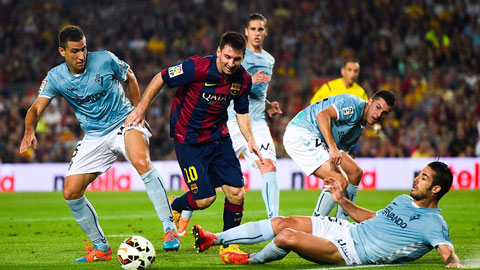 Barca 3-0 Eibar: Messi áp sát Zarra