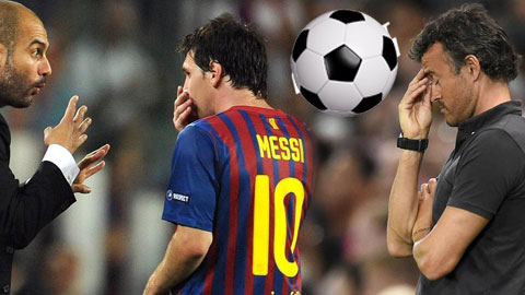 Giống Guardiola, Enrique "không dám" thay Messi