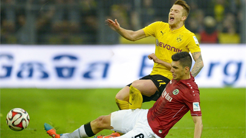 Dortmund bị Hannover hạ gục 0-1: Thảm hại Dortmund