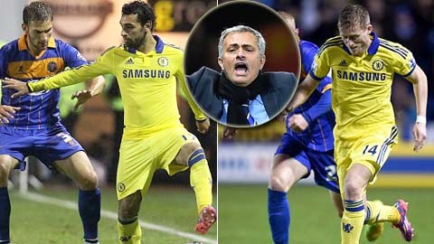 Mourinho không hài lòng với Schuerrle và Salah