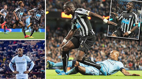 Man City 0-2 Newcastle: Nhà VĐ Premier League sớm dừng bước ở Cúp LĐ