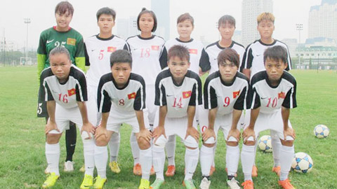 Vòng loại giải U19 nữ châu Á 2015: ĐT Việt Nam đặt mục tiêu vào VCK